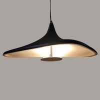 Luminaire suspendu minimaliste, abat-jour cylindrique simple pour salon et chambre à coucher
