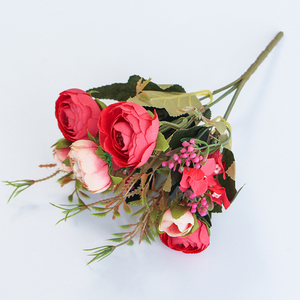 2025 Hot phong cách nhà hàng bên trang trí thiết kế đẹp hoa nhân tạo - Product Image 3