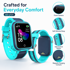 Reloj Despertador con Rastreador GPS para Niños con Red 4G <span class=keywords><strong>LTE</strong></span> para el Regreso a Clases, Suministro Estable, Marca Privada - Product Image 2