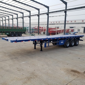 Remorque semi-plat à <span class=keywords><strong>2</strong></span> essieux, 3 essieux, 40 tonnes, 40 pieds, neuve et d'occasion, en vente - Product Image 2