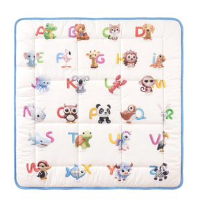 <span class=keywords><strong>Tapis</strong></span> de jeu personnalisé pour bébés, <span class=keywords><strong>tapis</strong></span> d'éveil ABC pour nourrissons et tout-petits, <span class=keywords><strong>tapis</strong></span> puzzle pour parc et sol, éducatif et pliable - Product Image 1