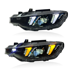 Faros Delanteros LED Estilo Ojo de Serpiente Plug-and-Play Modificados para BMW Serie 3 F30 F31 F35 12-18, Ensamblaje de Luces Diurnas Blancas y Amarillas - Product Image 1