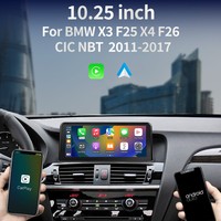 Écran tactile multimédia sans fil Apple CarPlay de 10,25 pouces, système Linux pour BMW X3 F25 X4 F26 CIC NBT, autoradio Android Auto