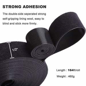 Colorful Heavy Duty Pure Nylon Self Adhesive Reusable <b>Wrap</b> <b>Pallet</b> Strap Belt Super Elastic Back to Back Hook and Loop Cable Ties - Product Image 2