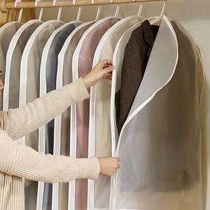 Transparent Garment Bag Packaging Mothproof 60 *100cm Clothes <b>Cover</b> Dustproof Clothing <b>Cover</b> Protector - Product Image 2