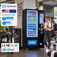 Système de paiement sur écran personnalisé RUNYANG, distributeur automatique de collations commercial personnalisé pour aliments et boissons