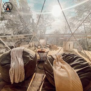 Tente Igloo dôme à bulles transparent Globe extérieur moderne Tente dôme de glamping avec salle de bain et cuisine - Product Image 4