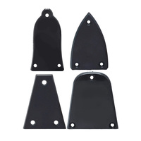 Vente en gros de protège-tige de guitare en plastique noir à 1 couche avec 3 trous pour pièces de guitare