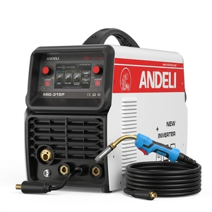 เครื่องเชื่อม MIG-315P 380V 300A LCD 5 in 1 แบบพัลส์คู่ พร้อม LIFT และ Spool Gun สำหรับเชื่อมอะลูมิเนียม 10 มม.  รับน้ำหนักลวดเชื่อมได้ 20 กก. - Product Image 1