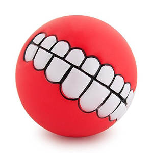 Jouets pour chiens en vinyle écologique, résistants aux morsures, avec motif de dents amusant, sonores, pour l'entraînement, vente directe d'usine - Product Image 4
