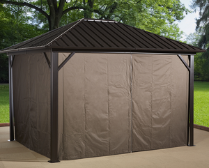 Gazebo <span class=keywords><strong>pérgola</strong></span>, accesorio de reemplazo de cortina lateral para tienda Pavimentada - Product Image 3