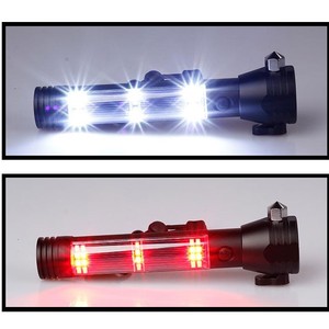 Siège de <span class=keywords><strong>voiture</strong></span> portable-coupe ceinture de sécurité d'urgence vitre casser outil d'évacuation avec lampe de poche led - Product Image 4