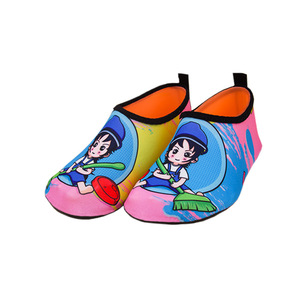 Chaussures d'eau pour enfants, motif chat bleu, séchage rapide, semelle en caoutchouc, plage, natation, extérieur, été, souples, faciles à enfiler - Product Image 2