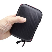 Câble de données personnalisé boîte de rangement d'accessoires portable sac de protection pour disque dur EVA sac de transport dur de voyage pour câbles SSD sac
