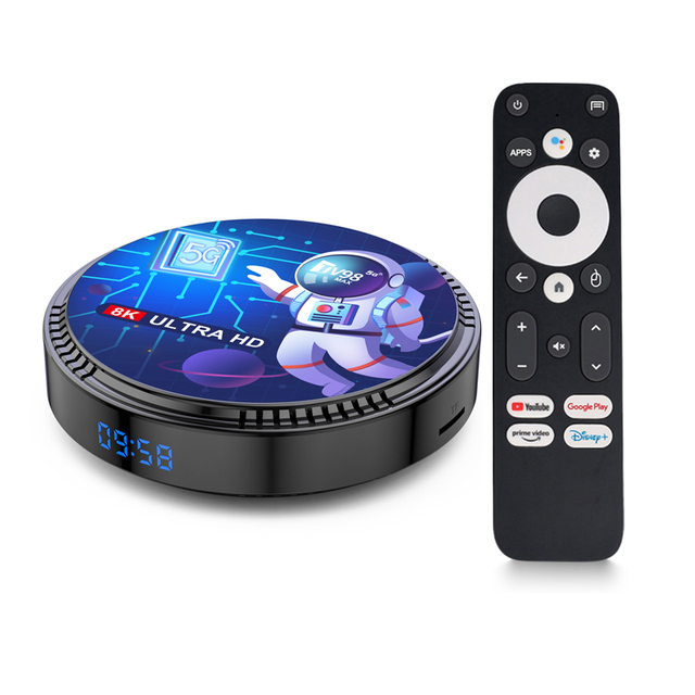 TV98 MAX Voice Remote Factory Price Allwinner H618 Android 12.0 TV Box 2.4G+5GWiFi 6 +BT 5.0 Set-top Box