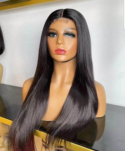 Perruque en dentelle ondulée frontale 100% cheveux humains vietnamiens non traités, perruques en cheveux humains en gros, perruques en dentelle sans colle - Product Image 1