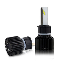 Ampoules de phares LED pour motos, nouveau Design, H4, BA20D, P15D, H6M, haute puissance 50W, 5000lm, AC/DC 9V à 80V, 2 pièces