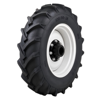 Pneu agricole en caoutchouc 130/90-21 8PR R1 à chambre à air pour terrain agricole boueux, avec crampons auto-nettoyants profonds et antidérapants pour une performance optimale en conditions de travail.