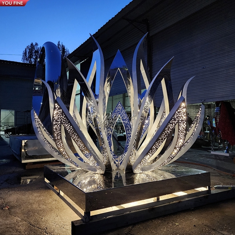 Outdoor Large Garden Flower Stainless Steel