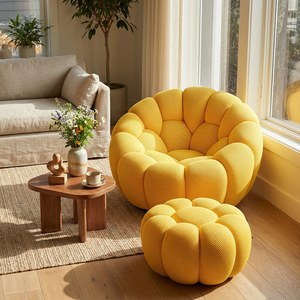 Fauteuil paresseux individuel pour salon, canapé <span class=keywords><strong>bulle</strong></span>, convertible en lit, fauteuil de loisirs individuel pour balcon (thème football) - Product Image 2