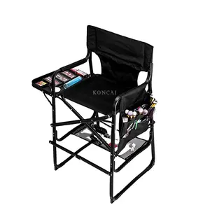 Portable Folding Salon Aluminum Makeup Chair Outdoors Artist Chair
