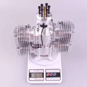 Motor de Gasolina Original DLE 222 para Avión, 4 Cilindros, Dos Tiempos, Escape Lateral, Refrigerado por Aire, Arranque Manual, 220CC de Cilindrada - Product Image 6