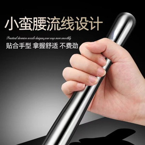 Agitateurs à cocktail en acier inoxydable 304 épaissis, pailles de mélange réutilisables pour bar, argentées, durables, outils de cuisine et de fête - Product Image 2