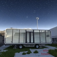 Cabane Apple préfabriquée insonorisée haut de gamme, hôtel-capsule moderne, pod élégant, modulaire pour l'extérieur