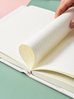 Vente en gros de bloc-notes et journal de travail A6 avec couverture en tissu à couverture rigide et clé de verrouillage taille B4