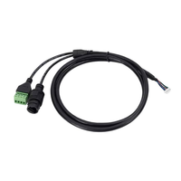 Câble d'extension RJ45 femelle étanche avec bornier IP65 pour caméra de sécurité CCTV, faisceau de câbles pigtail OEM