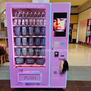 Máquina de vender roupas da tela de toque eletrônica com máquinas vendedoras de cílios com tela de propaganda