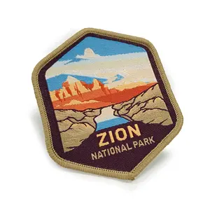 Creative Patch For Landscape Photos Is Applicable To Outdoor Products Clothing Hats Scenic Souvenirs DIY Patches