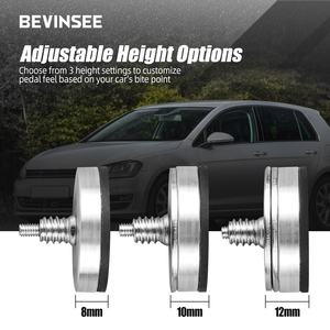 Arrêt de pédale d'embrayage réglable BEVINSEE 1J0721381 pour <span class=keywords><strong>Audi</strong></span> <span class=keywords><strong>A3</strong></span> Cabriolet 8V 2015-2021 - Product Image 5