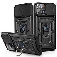 Étui de téléphone portable antichoc en PC avec support magnétique et anneau rotatif pour iPhone 17 16 15 14 13 12 Plus Pro Max, design professionnel 7