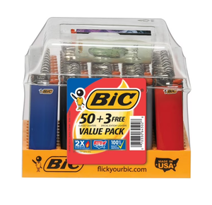 ไฟแช็คพลาสติกกันลมยี่ห้อ Us Spot Bi Classic J26 Maxi สำหรับจุดซิการ์ - Product Image 1