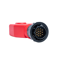 Adaptateur de câble OBD2 9 broches fiable pour camions diesel Cummins, connecteur de terminal de diagnostic, testeur d'ordinateur de bord de camion, lecteur de code pour voitures