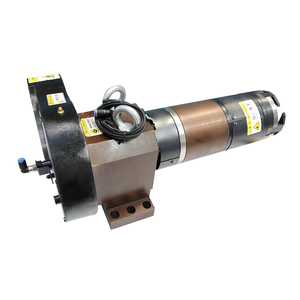 Mandril de alimentación de doble acción de cuatro mordazas LINGMAN R125C con orificio pasante completo - Product Image 1