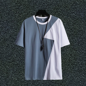 M-3XL kurz-und halb ärmel iges Herren-T-Shirt 100% Baumwolle Vielseitiges lockeres Oberteil für den Sommer 200 Gramm Stricks toff Neue Kollektion - Product Image 3