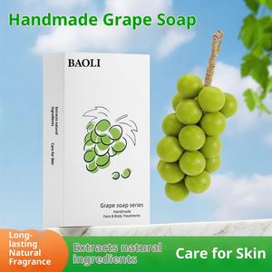 Jabón Sólido Natural DIY - Jabón <span class=keywords><strong>de</strong></span> Uva Artificial Transparente Hecho a Mano en Forma <span class=keywords><strong>de</strong></span> Racimo <span class=keywords><strong>de</strong></span> Cristal para Decoración <span class=keywords><strong>de</strong></span> Baño - Product Image 1