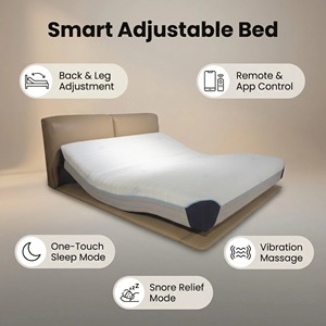 Materasso Elettrico Moderno di Alta Gamma con Massaggio Multi-Modalità, Sveglia Intelligente, Relax Profondo <span class=keywords><strong>e</strong></span> Sonno Senza Interruzioni per Camera da Letto <span class=keywords><strong>e</strong></span> Uso Scolastico - Product Image 2