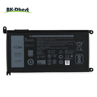 Batterie d'ordinateur portable WDXOR de haute capacité 11,4 V 42 Wh, neuve, vente en gros, pour 5565 5567 5568 5578, batterie pour ordinateur portable WDXOR