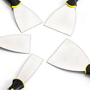 Dual-Color Handle Stainless Steel <b>Putty</b> Knife Thickened Blade 1-6 Inch Scraper Cleaning Tool for Wall Repair & <b>Putty</b> Removal - Product Image 3
