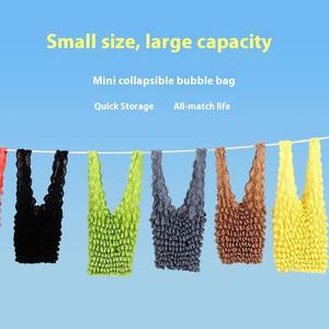 Bolsa de almacenamiento para el hogar para mujer, bolsa de compras expandible, multiusos, de gran capacidad, elástica, ecológica, estuche de almacenamiento grande - Product Image 4