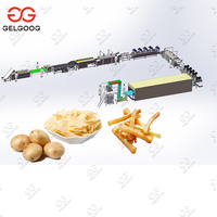 Fabrieks prijs automatische machine voor het maken van diepvries frites, productielijn voor het maken van aardappelstokjes en chips.