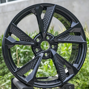 Rines de Repuesto de Aleación con Diseño de Escamas de Dragón en Negro Brillante de 18 Pulgadas, 5x114.3 - Product Image 3