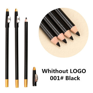 Matita per Occhi per Commercio Estero, Fusto in Legno Bianco Puro, Cosmetico Senza Logo, con Temperino Incluso - Product Image 2