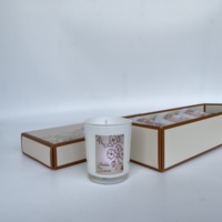 Maßgeschneiderte Stark Duftende Großhandels-Natursojawachs Private Label Luxus-Duftkerzen Geschenkset Glaskerze Mit Geschenkbox