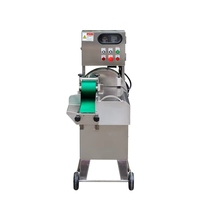 RVS gemotoriseerde 220V keuken snijmachine, voedselhakselaar, groente- en fruitsnijder, multifunctionele machine voor restaurantgebruik