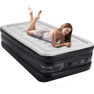 Cama de colchón de aire autoinflable plegable para acampar de doble tamaño con bomba incorporada - Product Image 6