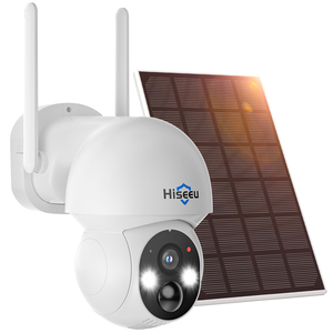 HD 4MP H.265 IP66 Dome Camera Full-Color Night Vision <b>Wireless</b> Outdoor CCTV Video Surveillance WiFi Solar Powered <b>Network</b> WTD504 - Product Image 1